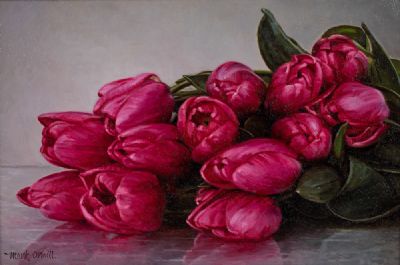 ROOSENDAAL RED by Mark O'Neill  at Dolan's Art Auction House