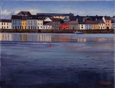 REFLECTIONS ON THE LONG WALK, GALWAY by Olive Bodeker  at Dolan's Art Auction House