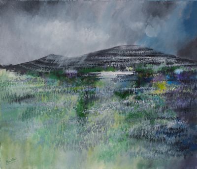 BURREN, MYSTICAL SHADES OF WINTER by Manus Walsh  at Dolan's Art Auction House