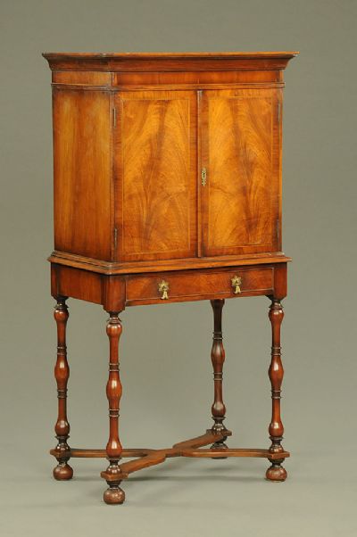William & Mary Style Cabinet	 at Dolan's Art Auction House