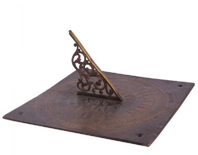 Antique Bronze Sundial at Dolan's Art Auction House