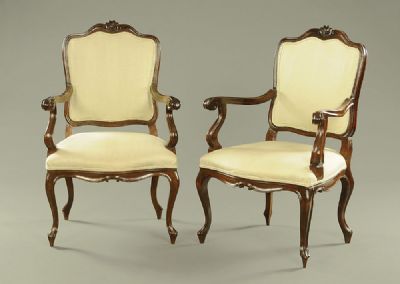 Pair of Continental Armchairs at Dolan's Art Auction House