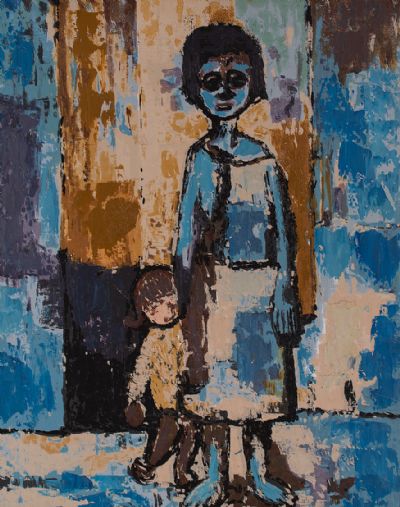MOTHER AND CHILD at Dolan's Art Auction House