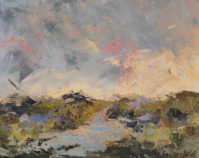 MORNING LIGHT, CONNEMARA by Thelma Mansfield  at Dolan's Art Auction House
