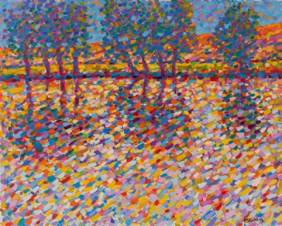 SPARKLING RIVER SUNLIGHT II by Paul Stephens  at Dolan's Art Auction House