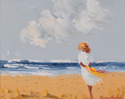 SUMMER BREEZE by Thelma Mansfield  at Dolan's Art Auction House