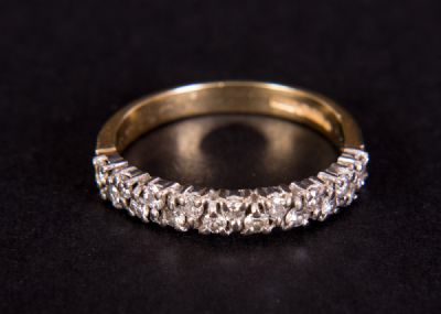 18 ct Gold Diamond Eternity Ring at Dolan's Art Auction House