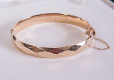Gold Plated Bangle at Dolan's Art Auction House