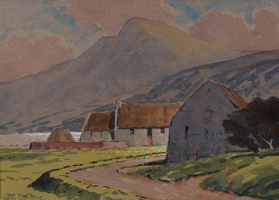 OLD KERRY FARMHOUSE by Sean O''Connor  at Dolan's Art Auction House