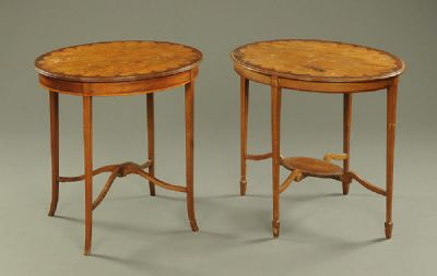 Edwardian Inlaid Mahogany Tables at Dolan's Art Auction House