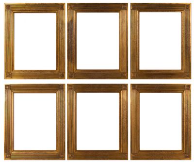 Six Gilt Frames at Dolan's Art Auction House