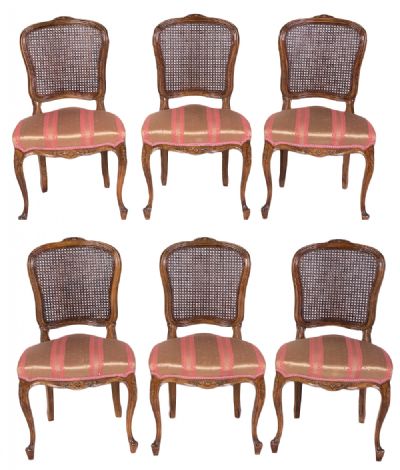 Set 6 Dining/Salon Chairs at Dolan's Art Auction House