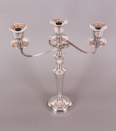 Silver Plated Candelabra at Dolan's Art Auction House