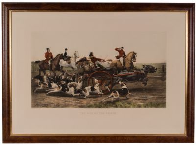 THE RUN OF THE SEASON by After Alfred Strutt  at Dolan's Art Auction House