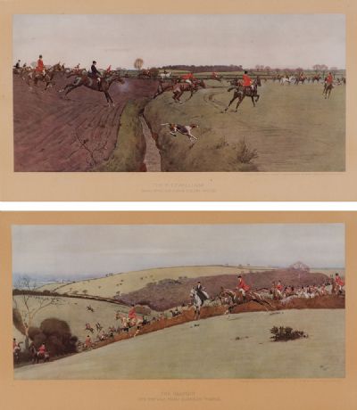 THE FITZWILLIAM, WHO-WHOOP & Another Similar, INTO THE VALE by Cecil Aldin RBA at Dolan's Art Auction House