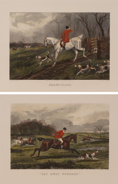 Pair of Hand-Coloured Engravings at Dolan's Art Auction House