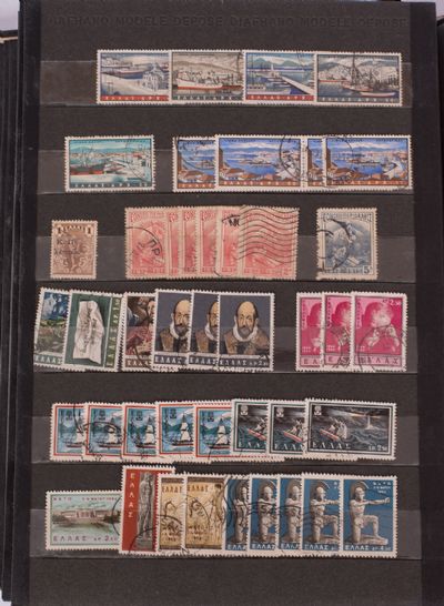 6 Albums / Stock Books of Postage Stamps at Dolan's Art Auction House