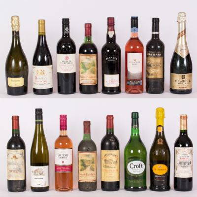 Assorted Wines, Sherry & Prosecco etc, 16 Bottles in total at Dolan's Art Auction House