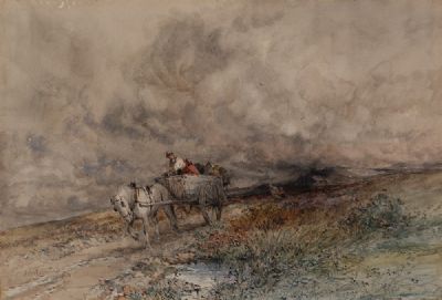 THE ROAD HOME by Frederick William Hattersley  at Dolan's Art Auction House