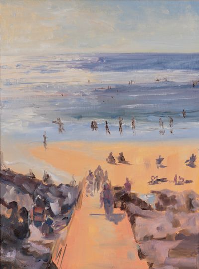 SUMMER HEAT ON THE WEST COAST by Susan Cronin  at Dolan's Art Auction House