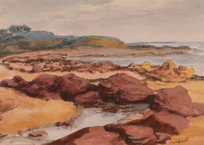 NEAR ROUNDSTONE by George Campbell RHA at Dolan's Art Auction House