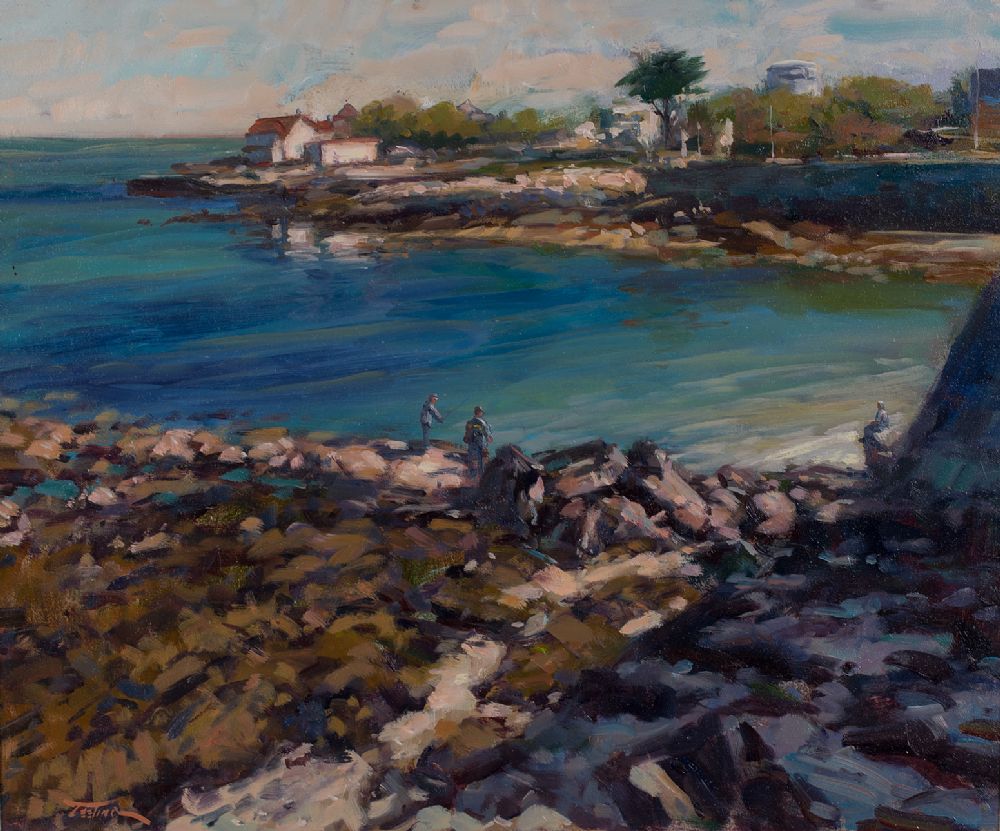 Lot 10 - SUMMERTIME IN SANDYCOVE by Norman Teeling, b.1944