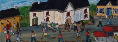 THE CIRCUS PARADE IN CHURCH-HILL, CO DONEGAL by Orla Egan  at Dolan's Art Auction House
