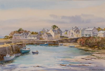 OLDEN DAYS IN ROUNDSTONE by Robert Egginton  at Dolan's Art Auction House