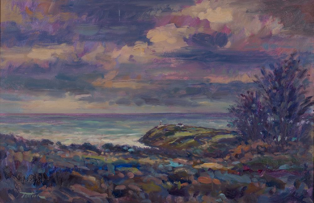 Lot 150 - HOWTH HEAD & THE BAILY LIGHTHOUSE by Norman Teeling, b.1944