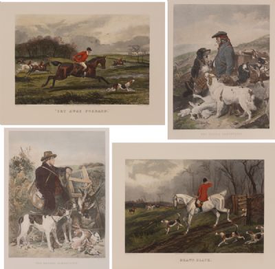 Four Hand-Coloured Engravings at Dolan's Art Auction House