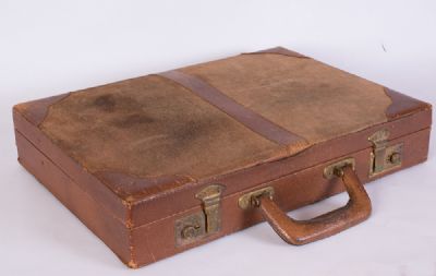 Vintage Leather Briefcase at Dolan's Art Auction House
