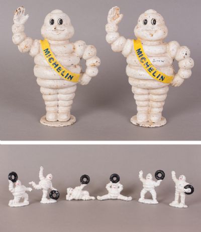 Cast Iron Michelin Figures at Dolan's Art Auction House