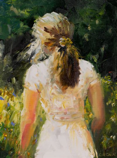 A MOMENT IN THE HIGH MEADOW by Susan Cronin  at Dolan's Art Auction House