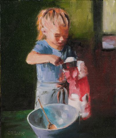 LITTLE BAKER by Susan Cronin  at Dolan's Art Auction House