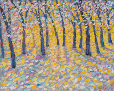 SUNLIGHT IN THE ORCHARD by Paul Stephens  at Dolan's Art Auction House