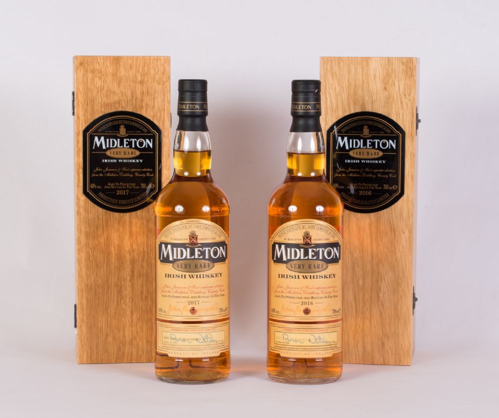 Midleton Very Rare Irish Whiskeys 2016 and 2017 at Dolan's Art Auction House