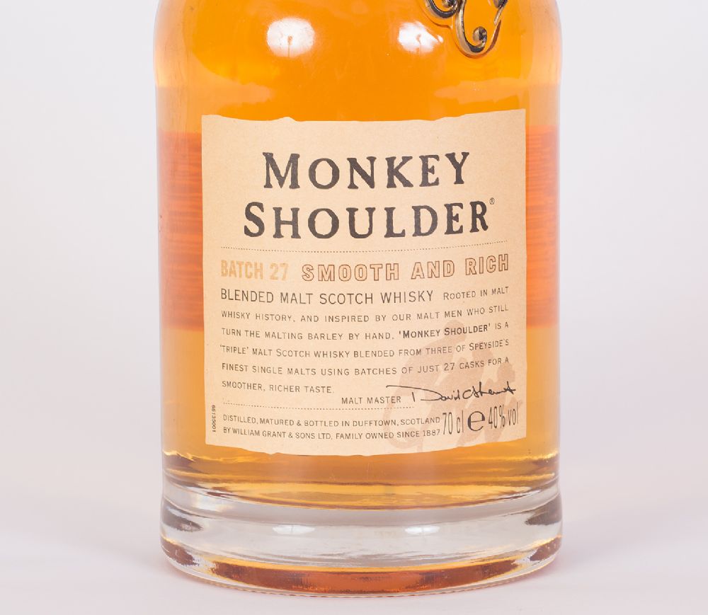 Blanton\'s Original Single Monkey Malt Whiskey | Scotch & Barrel Bourbon House, Art Auction Blended Whisky Dolan\'s Ireland Shoulder