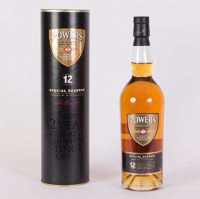 Powers Gold Label 12 Year Old Special Reserve Irish Whiskey at Dolan's Art Auction House