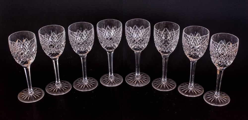 Set of 8 Wine Glasses at Dolan's Art Auction House
