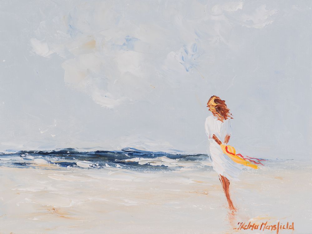 Lot 175 - SUMMER BREEZE ON THE BEACH by Thelma Mansfield