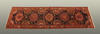 Fine Hand Knotted Wool Persian Runner at Dolan's Art Auction House
