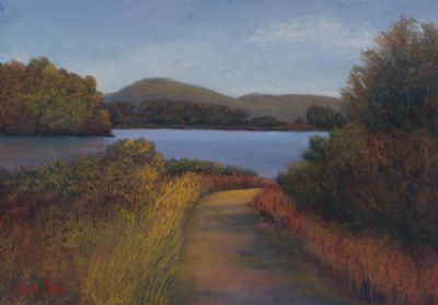 PATH TO THE LAKE by Kieran Tobin  at Dolan's Art Auction House
