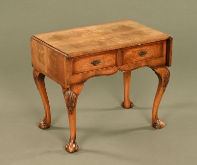 Walnut Twin-Flap Low Table at Dolan's Art Auction House