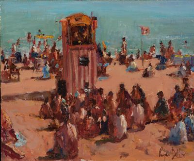 PUNCH & JUDY SHOW by Roger Dellar ROI at Dolan's Art Auction House