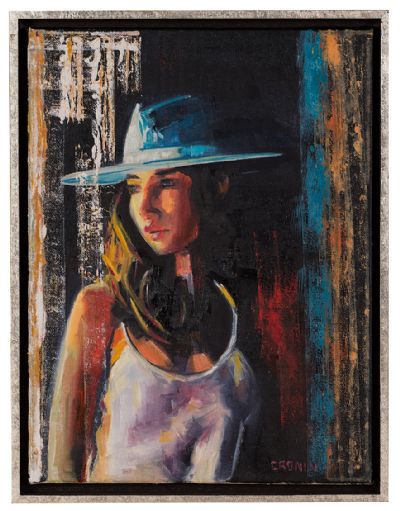 THE MILLINER'S DAUGHTER by Susan Cronin  at Dolan's Art Auction House