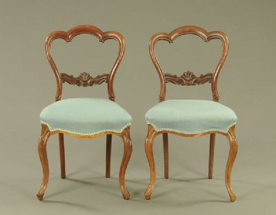 Victorian Balloon-Back Chairs at Dolan's Art Auction House