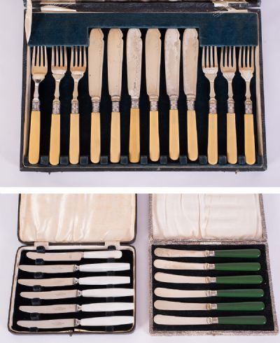 3 Cases of Mixed Cutlery at Dolan's Art Auction House