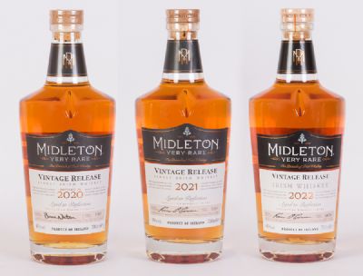 Midleton Very Rare Irish Whiskeys 2020, 2021 & 2022 at Dolan's Art Auction House