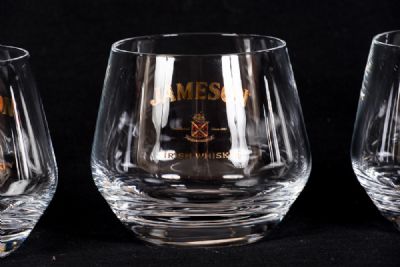 Set of Jameson Whiskey Glasses at Dolan's Art Auction House