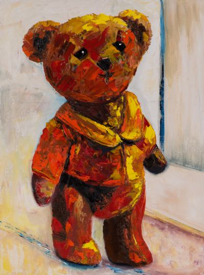 MY TEDDY by Susan Cronin  at Dolan's Art Auction House